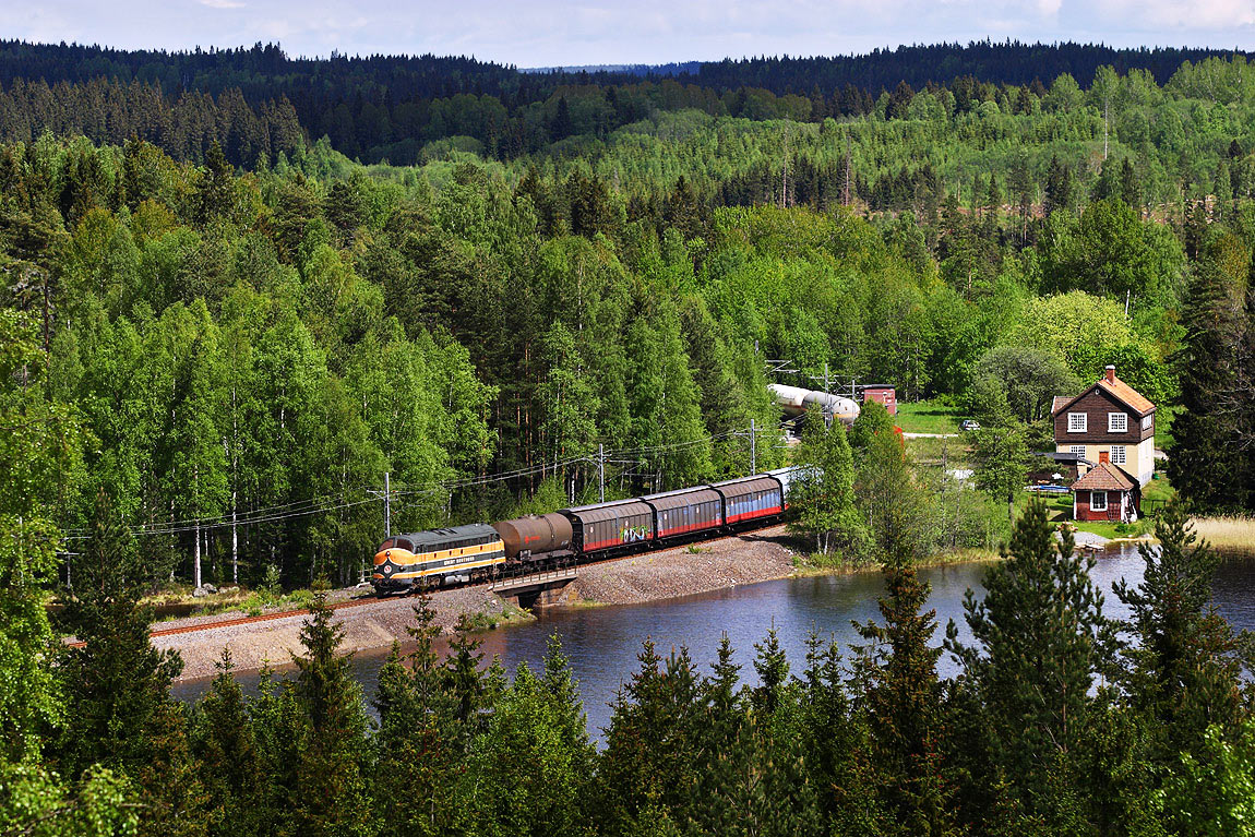 Bild: Godståg vid Loka 2005