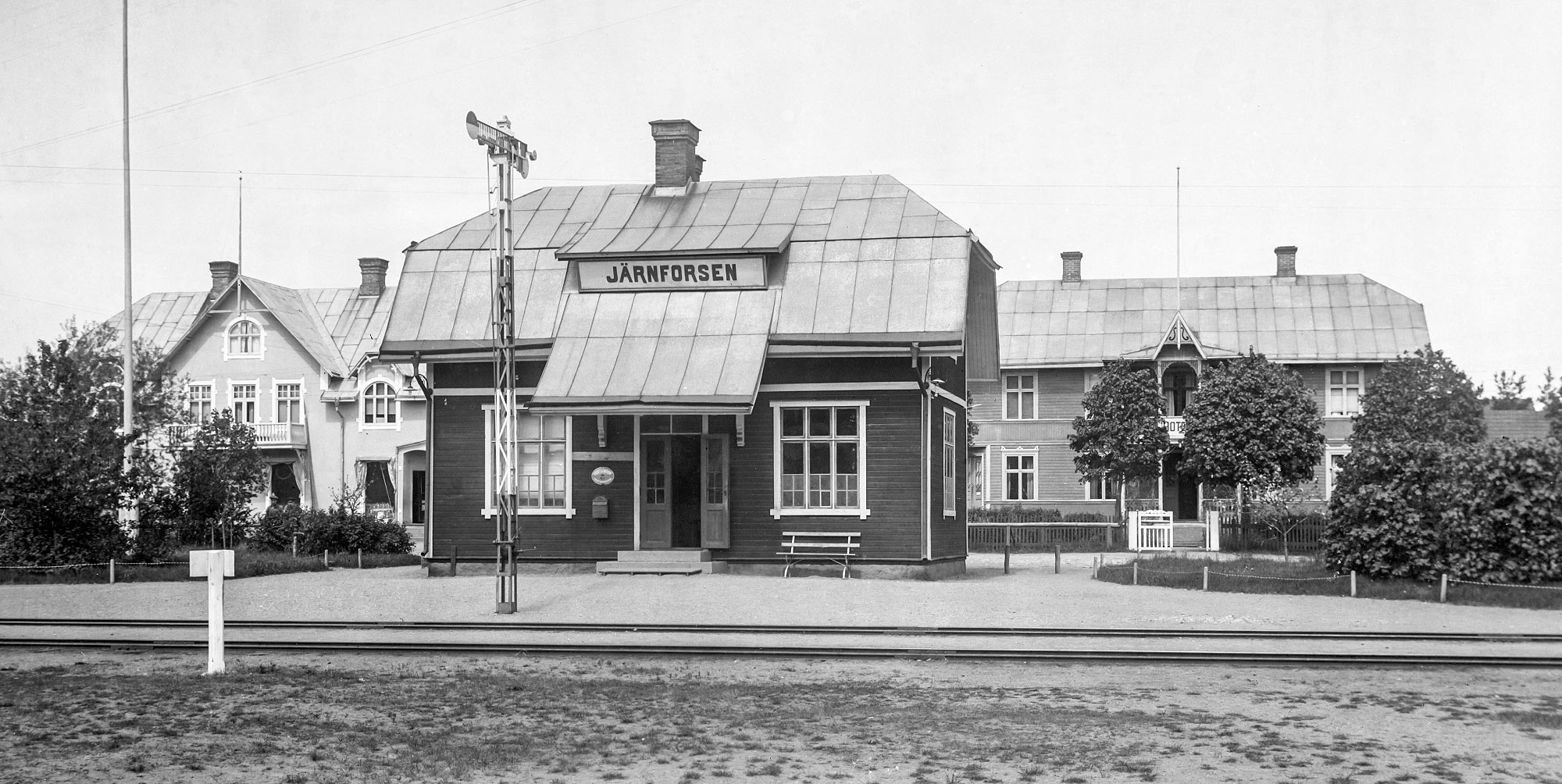 Bild: Stationen i Järnforsen 1930