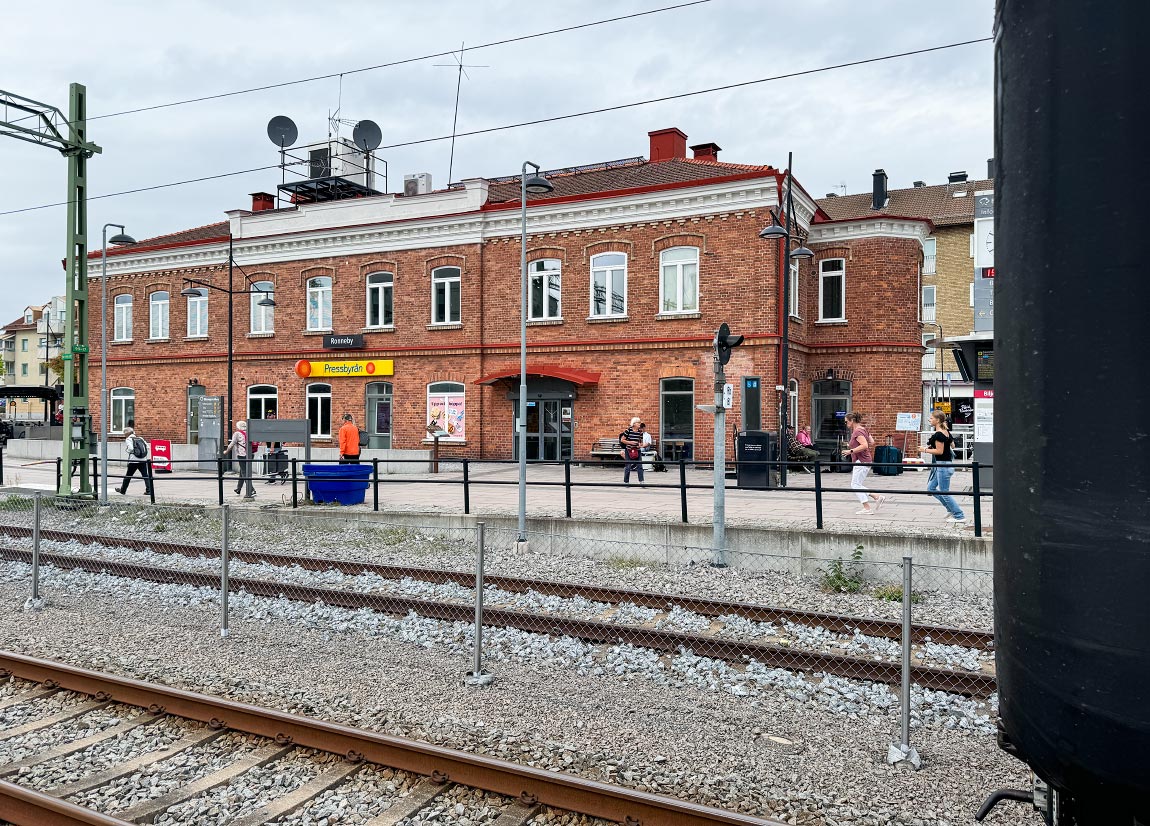 Bild: Stationshuset i Ronneby 2024