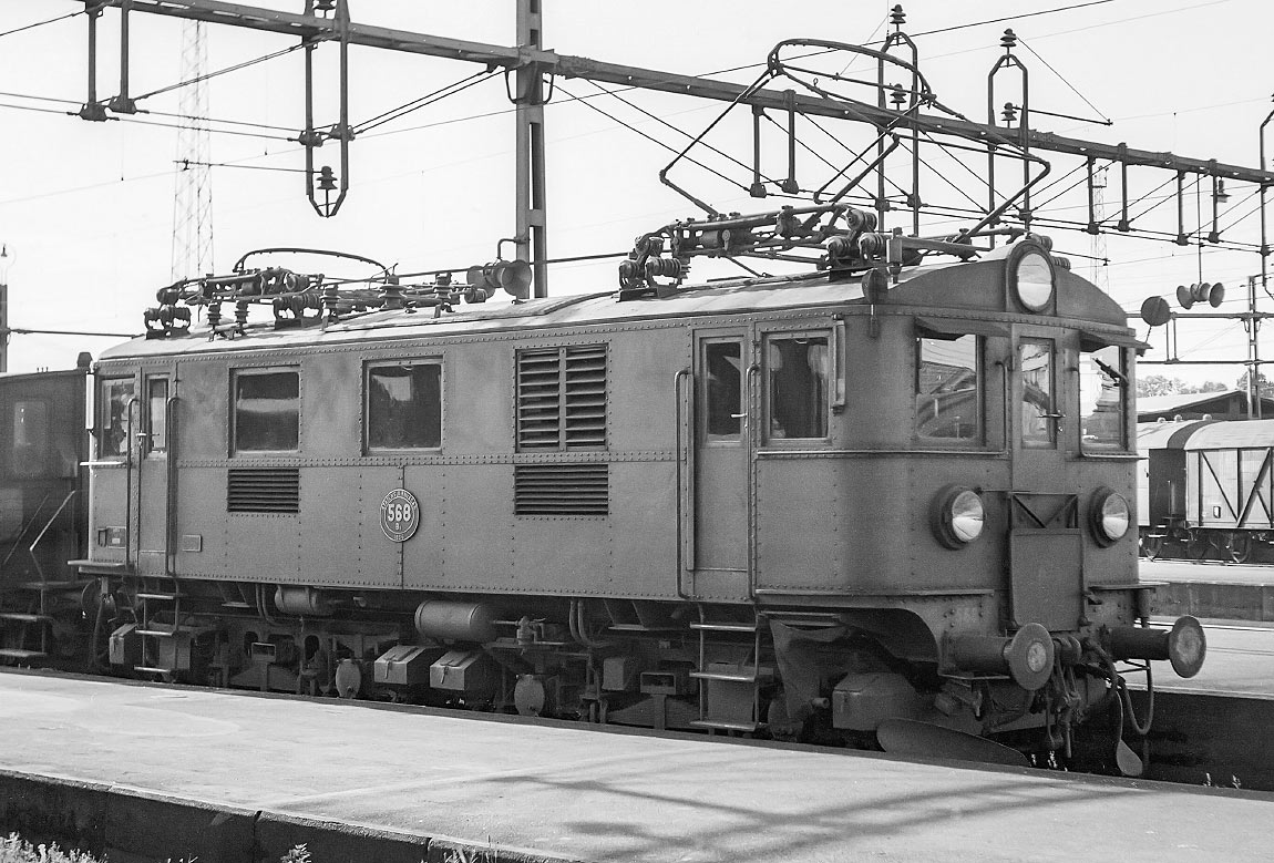 Bild: SJ Bs 568 i Göteborg 1954